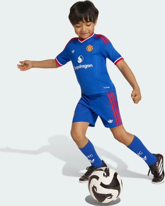 adidas Manchester United 2026/2027 Auswärtsausrüstung royal blue (Junior)