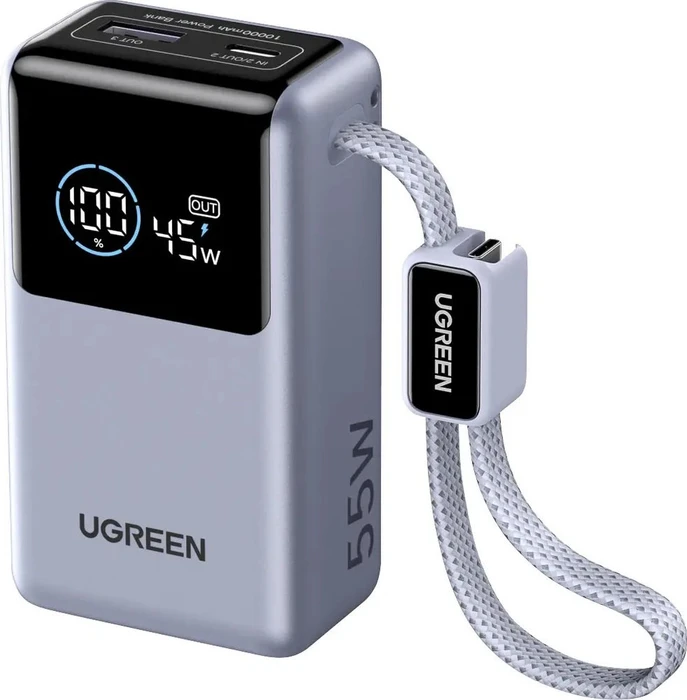 Ugreen Powerbank PB727 10000mAh 55W grau