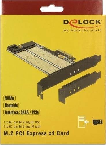 DeLOCK PCIe -> M.2 PCIe