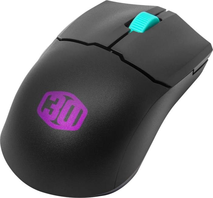 Cooler Master MasterMouse MM712 Gaming Maus schwarz, 30th Anniversary Edition, USB/Bluetooth