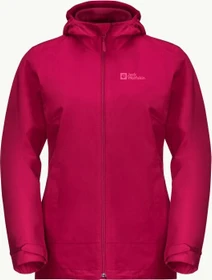 Jack Wolfskin Moonrise 3in1 Funktionsjacke cranberry (Damen)
