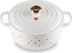 Le Creuset Signature Gusseisen Bräter rund 22cm 3.3l hearts