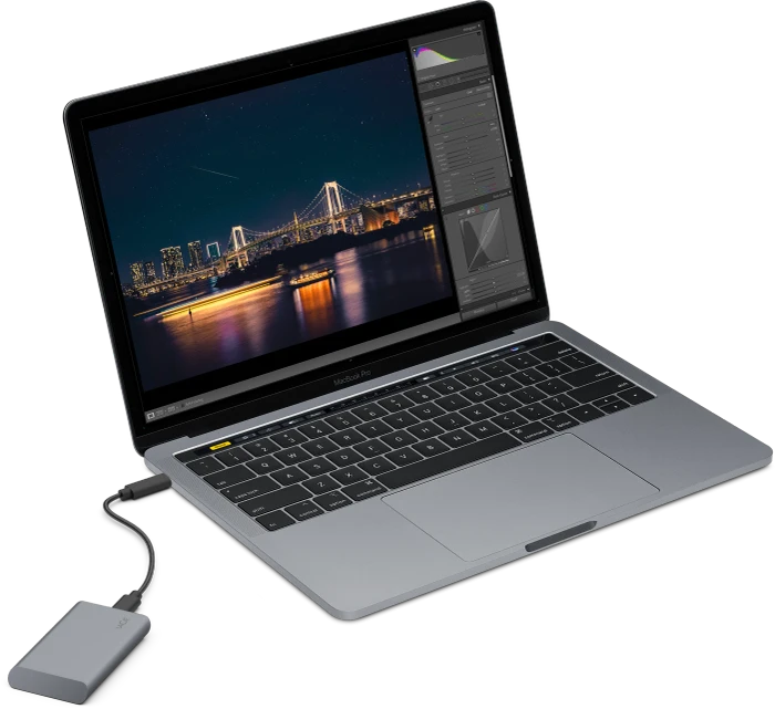 LaCie Mobile SSD Secure Apple, 2TB, +Rescue, USB-C 3.0