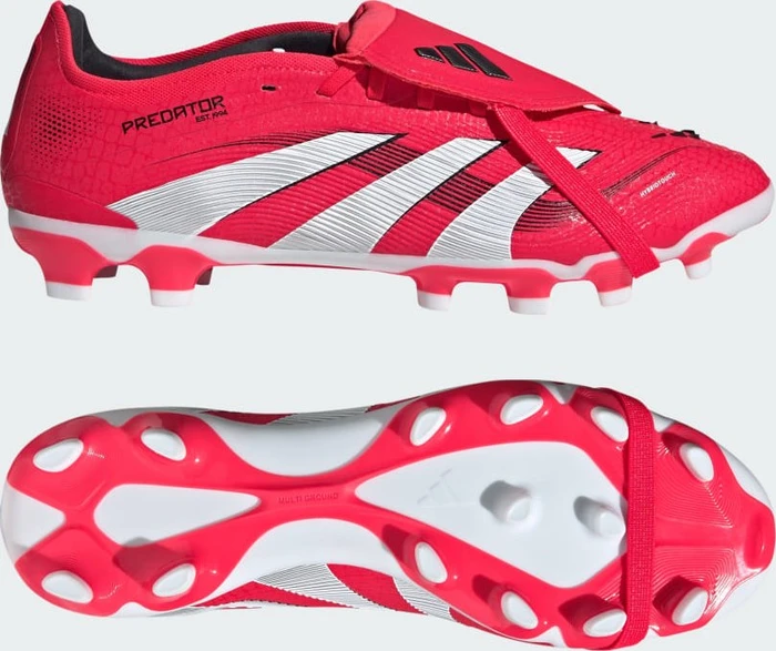 adidas Predator Pro Fold-Over Tongue FG/MG lucid red/cloud white/core black
