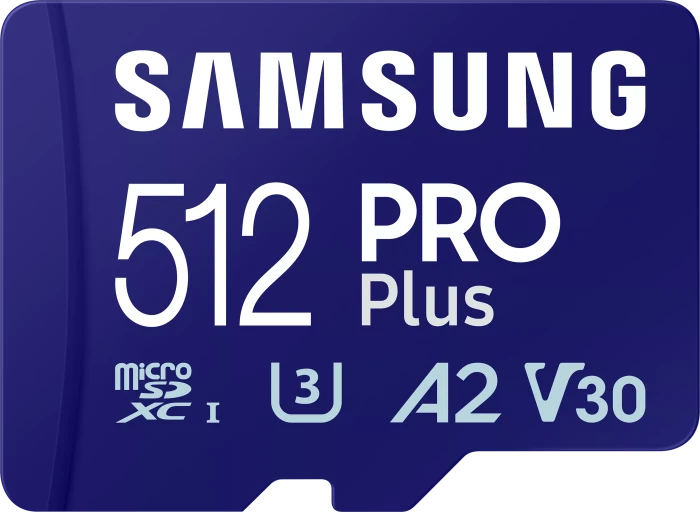 Samsung PRO Plus R180/W130 512GB Kit, UHS-I U3, A2, Class 10