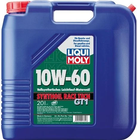Liqui Moly Synthoil Race Tech GT1 10W-60 20l