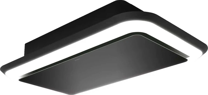 Silverline Side Lighted 100 Deckenlüftung schwarz