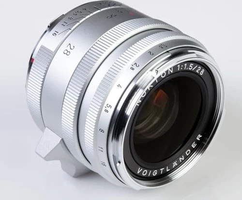 Voigtländer Nokton VM 28mm 1.5 Typ I für Leica M silber