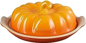 Le Creuset Butterdose Kürbis white