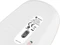 Natec Harrier 2 Wireless Mouse weiß/rosa, Bluetooth Vorschaubild