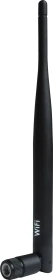 Teltonika PR1URF51 Wi-Fi SMA Antenna Antenne, 2.4GHz, 5dBi, RP-SMA (Stecker), omnidirektional, schwarz