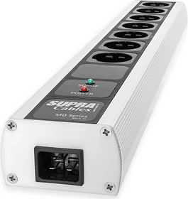 Supra Cables LoRad MD07DC-16-EU/SP MK3 mit DC-Blocker, Überspannungsschutz und Netzfilter, 7-fach, schwarz/silber