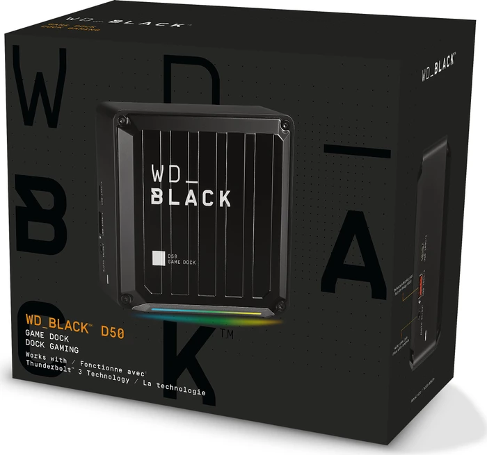 Western Digital WD_BLACK D50 Game Dock, 4TB SSD, Thunderbolt 3