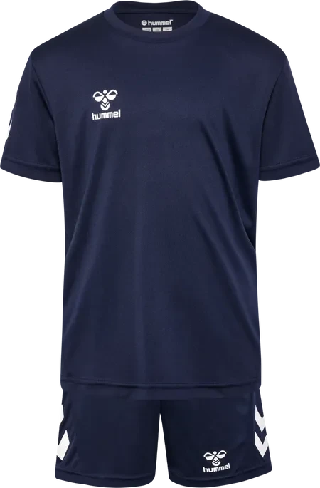 hummel Logo Set kurzarm marine (Junior)