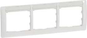 Legrand Galea Life Rahmen 3-fach, ultraweiß