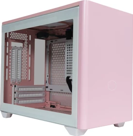 Cooler Master MasterBox NR200P Color Edition Flamingo Pink, Glasfenster, Mini-ITX