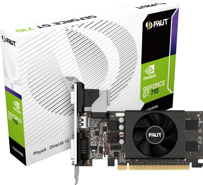 Palit GeForce GT 710, 1GB GDDR5, VGA, DVI, HDMI