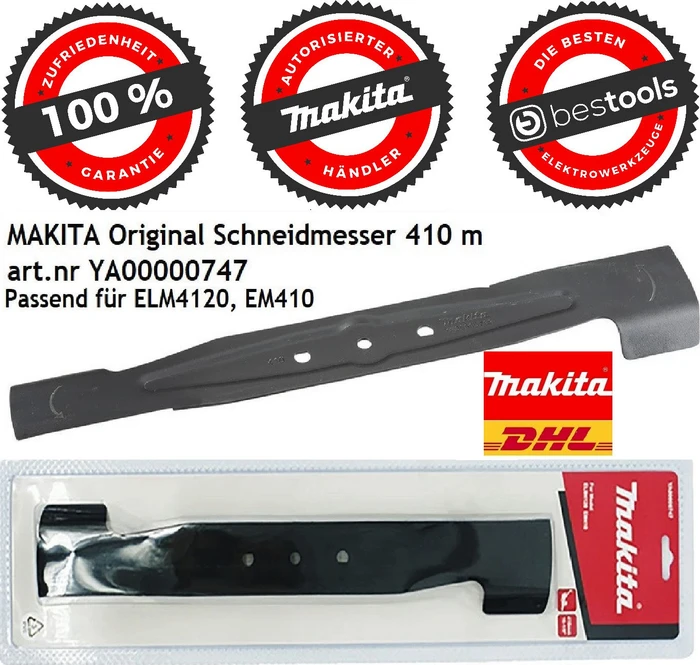 Makita Sichelmesser 41cm für Rasenmäher