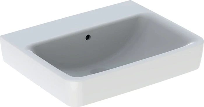 Geberit Renova Plan Waschtisch 501634001 55x44cm, ohne Hahnloch, mit Überlauf, weiß Image