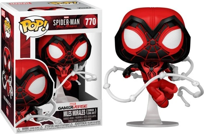 FunKo Pop! Games - Marvel Spider-Man - Miles Morales in Crimson Cowl Suit