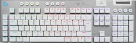 Logitech G915 X Lightspeed, weiß, LEDs RGB, GL TACTILE, USB/Bluetooth, US