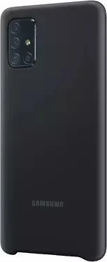 Samsung Silicone Cover für Galaxy A71 schwarz