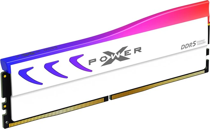 Silicon Power XPOWER Storm RGB white UDIMM 64GB Kit, DDR5-6000, CL38-38-38-78, X8