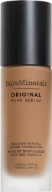 bareMinerals Pure Serum Radiant Natural Liquid Foundation Nr. 4 medium deep neutral LSF20, 30ml