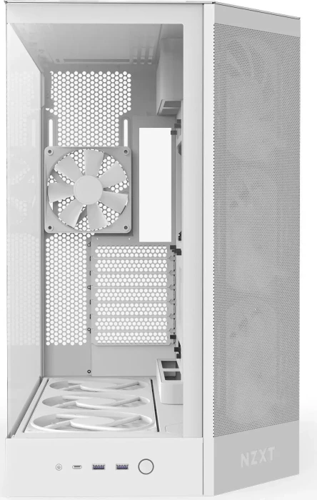 NZXT H9 Flow RGB+ [2025] White, weiß, Glasfenster