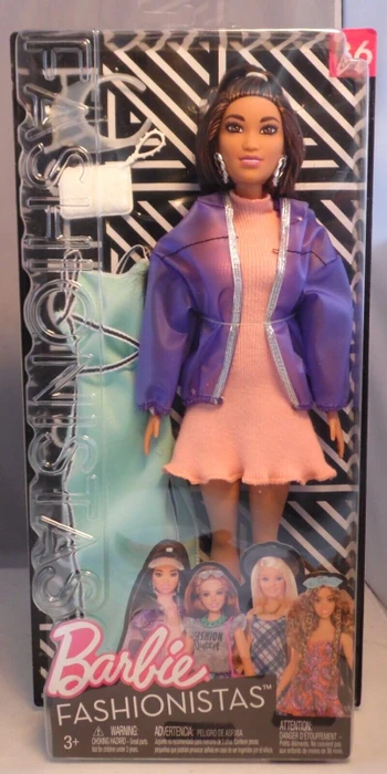 Mattel Barbie - Fashionistas in lila Oversized Jacke