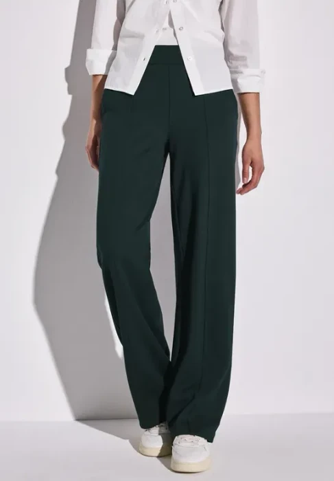Street One Straight Leg Hose hunter green (Damen)