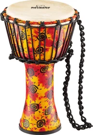 Nino Schnurspann Kunststoff Djembe mit Ziegenfell Small