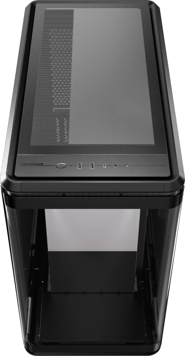 Cooler Master MasterFrame 360 Panorama, schwarz, Glasfenster