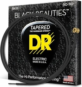 DR Strings Black Beauties Bass Taper Heavy
