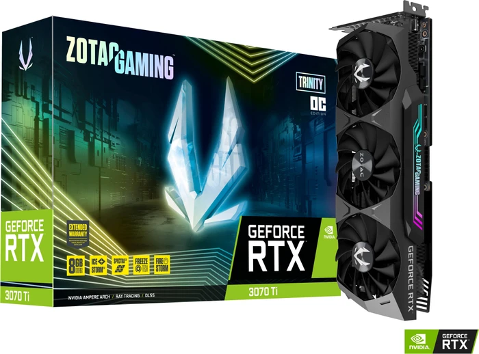 Zotac Gaming GeForce RTX 3070 Ti Trinity OC, 8GB GDDR6X, HDMI, 3x DP