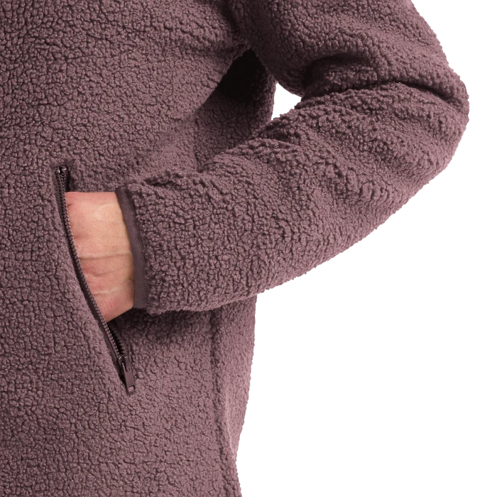 Jack Wolfskin High Curl Coat Funktionsmantel sheer plum (Junior)