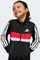 adidas Seasonal Essentials Tiberio 3-Streifen Tricot Trainingsanzug black/white/pure ruby (Junior) Vorschaubild