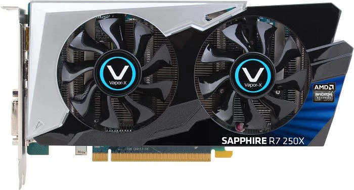 Sapphire Vapor-X Radeon R7 250X GHz Edition, 2GB GDDR5, 2x DVI, HDMI, DP, lite retail