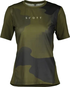 Scott Trail Vertic Trikot kurzarm fir green/black (Damen)