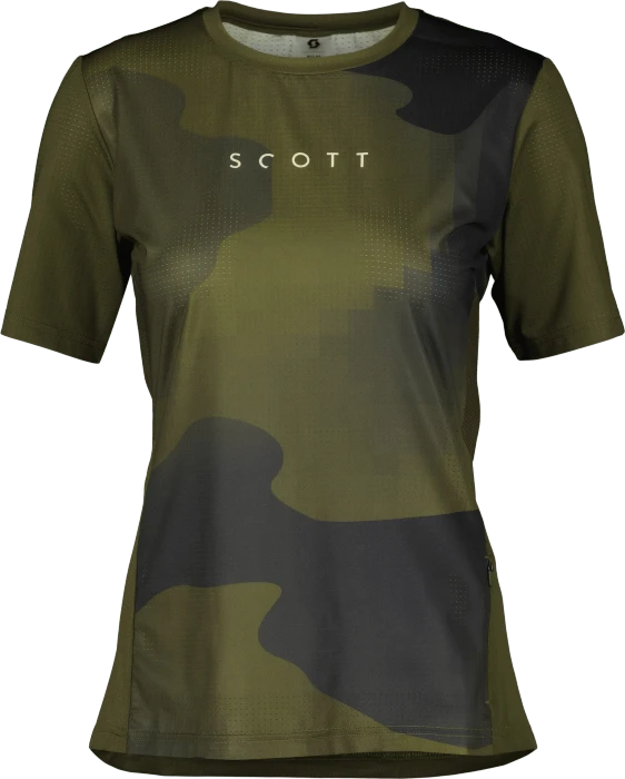 Scott Trail Vertic Trikot kurzarm fir green/black (Damen)