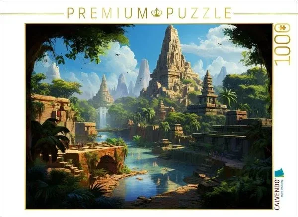 Calvendo Fantasievolle Pyramidenstadt in Südamerika - Maya Inka