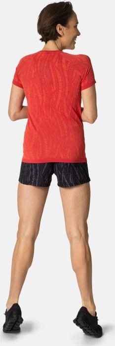Odlo Zeroweight Ceramicool Funktionsshirt kurzarm american beauty/space dye (Damen)