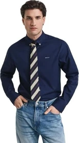 Gant Regular Fit Pinpoint Oxford Hemd langarm light blue (Herren)