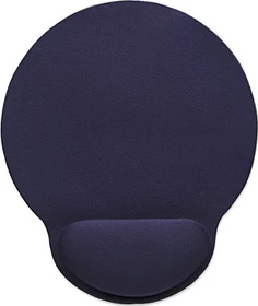 Manhattan Mauspad mit Handgelenkauflage blau