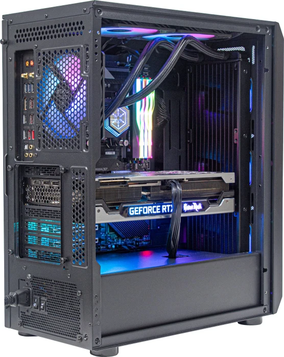 SilverStone Fara 511Z, schwarz, Glasfenster