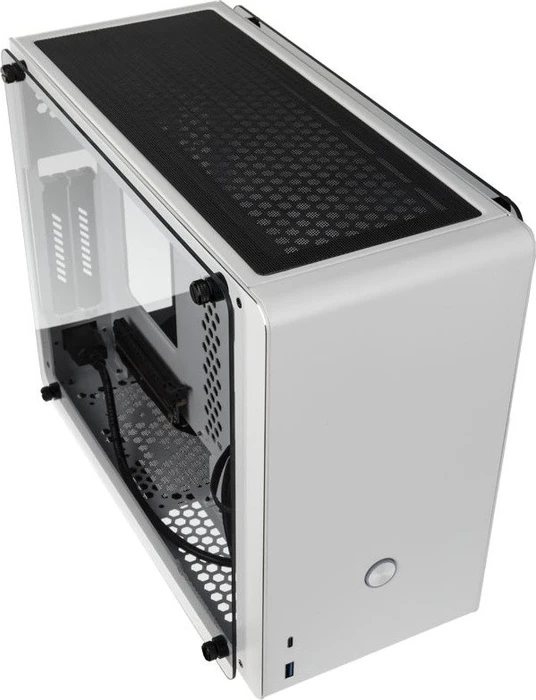 Raijintek Ophion Evo, weiß, Glasfenster, Mini-ITX