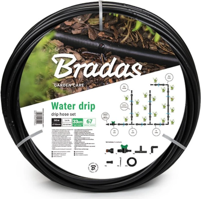 Bradas Tropfbewässerungs-Set, 67-tlg.