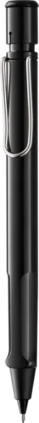 Lamy Safari Druckbleistift F 0.5mm graphit, schwarz, Radierer