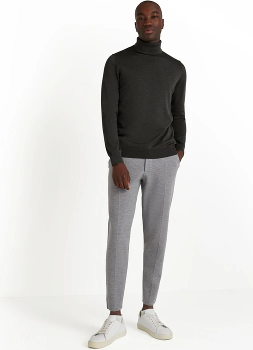Falke Basic Apparel Rollkragen Pullover brown mel. (Herren)
