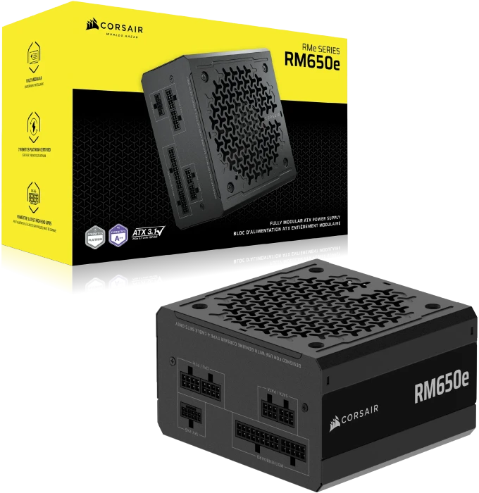 Corsair RMe Series 2025 RM650e 650W, ATX 3.1